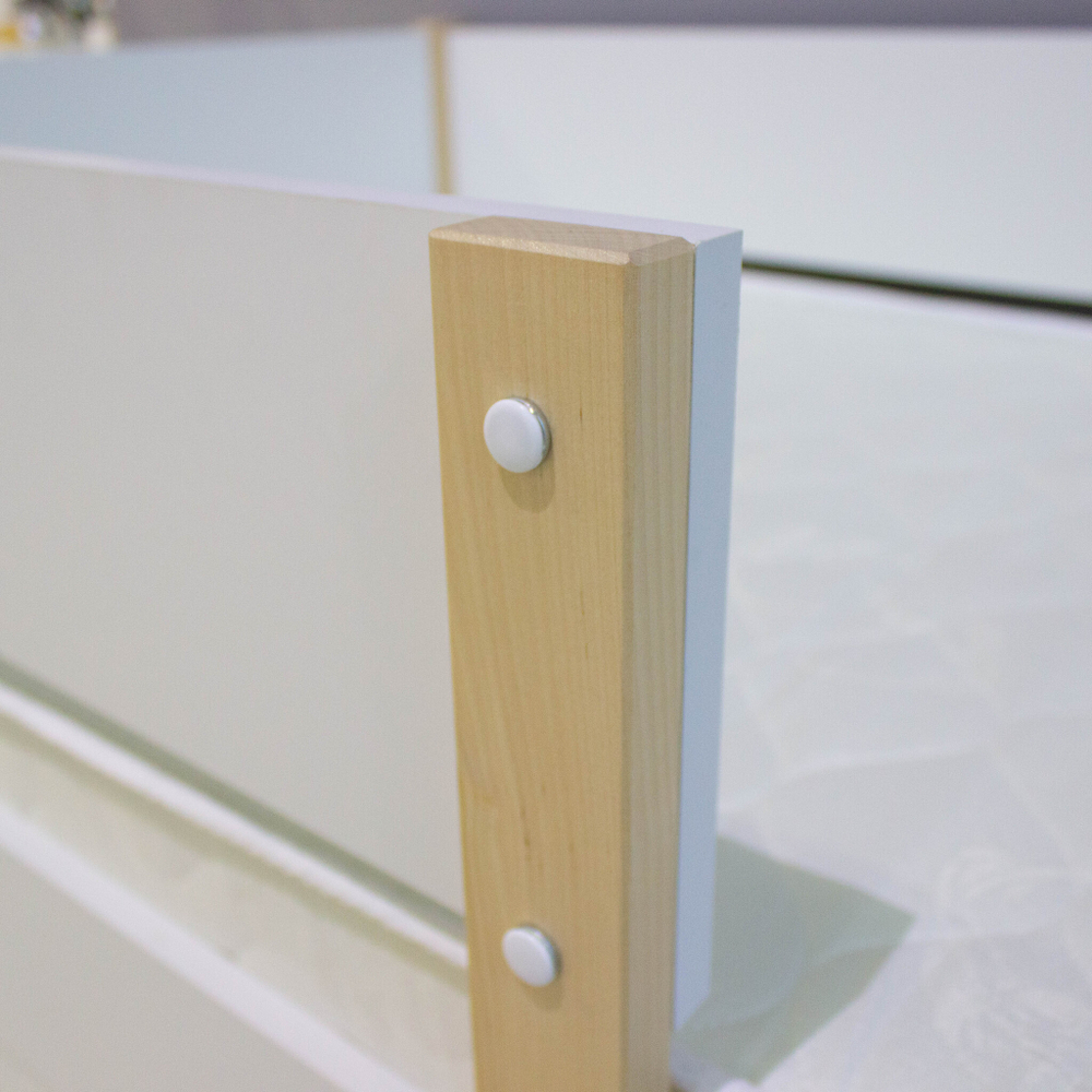 Кровать подростковая "МК-12" 160*80 см., белая/натуральный