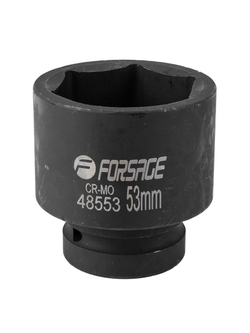 Головка ударная 1'', 53мм (6гр.) Forsage F-48553