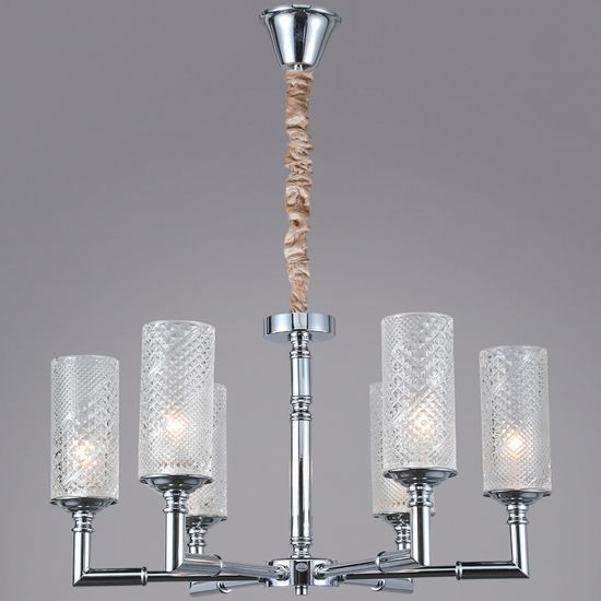 Люстра потолочная ILLUMICO E14  IL8683-6P-10 CR