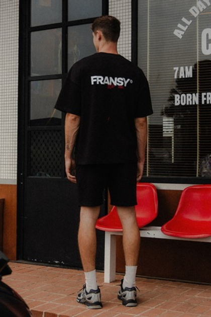 Футболка FRANSY мужская, черная