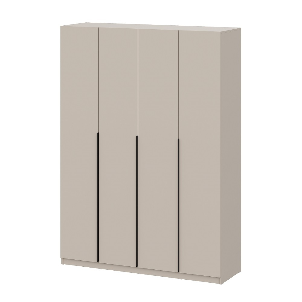 Шкаф распашной с наполнением (11 полок + штанга) ШК 5 (1600), Меланж