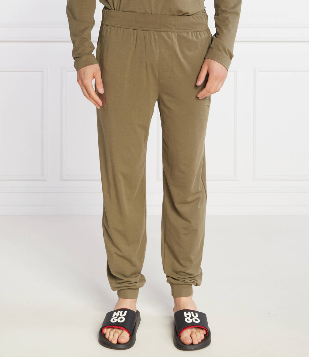 Пижамы TAGGED LONG SET Hugo Bodywear - хаки(50488381)