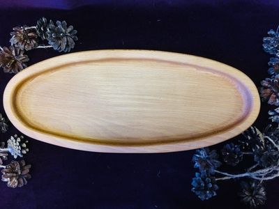 Тарелочка "Лодочка", бук