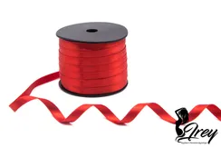 Лента атласная, 10 мм, красный 100