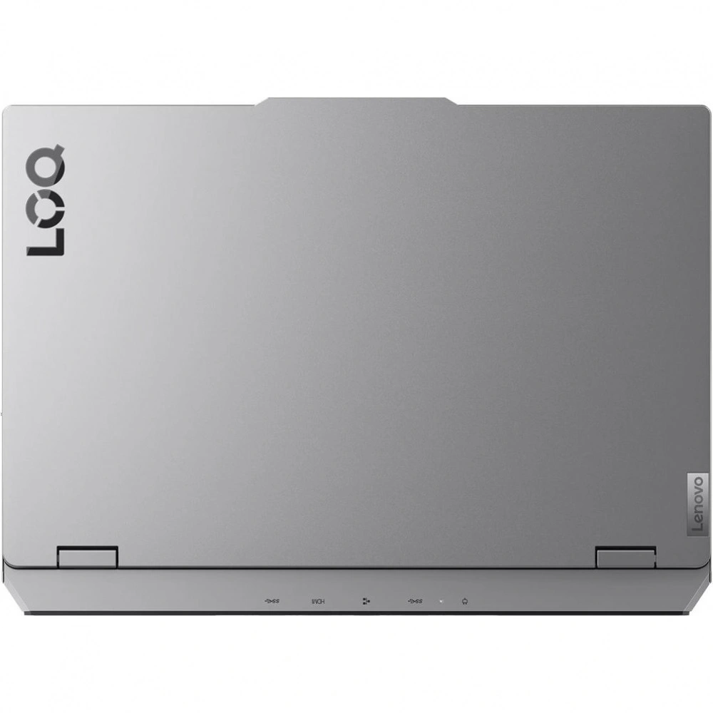 Ноутбук Lenovo LOQ 15AHP10 AMD Ryzen 7 250/16Gb (1*16 D5)/SSD512Gb/RTX5060 8Gb (100W)/15.6"/IPS/FHD/1920x1080/144Hz/Win11 (SL English)/RJ-45/Luna Grey/2.4kg (83JG007PUS)