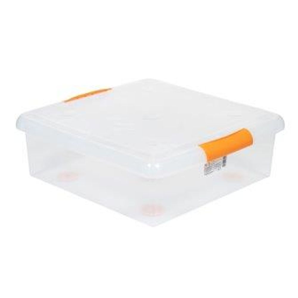 IRIS Короб для хранения THIN BOX UG-475 прозрачный/оранжевый / 6