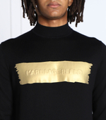 Хлопковый свитер Karl Lagerfeld - черный(655017 524399)