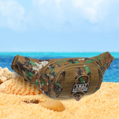 Сумка на пояс «Sport leader - Viking», три кармана, цвет хаки, 32*16*6см