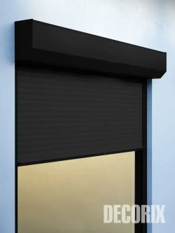 Аэрозольная грунт-эмаль по ржавчине 3 в 1 краска для металла DECORIX 520 мл глянцевая в баллончике черная - комплект 2 шт