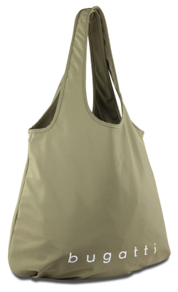 Фото сумка-шоппер BUGATTI Bona оливковая полиэстер/сатиновый нейлон  с гарантией