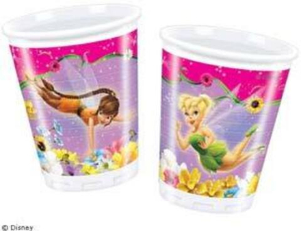 Распродажа Стакан пласт Феи Весна 200мл 8шт.