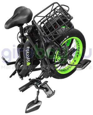 Электровелосипед Syccyba F11 Pro (48V/20Ah) - Салатовый обод фото №15