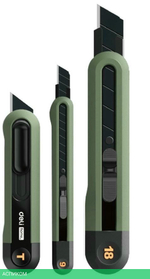 Набор ножей строительных Deli HT4003L Green