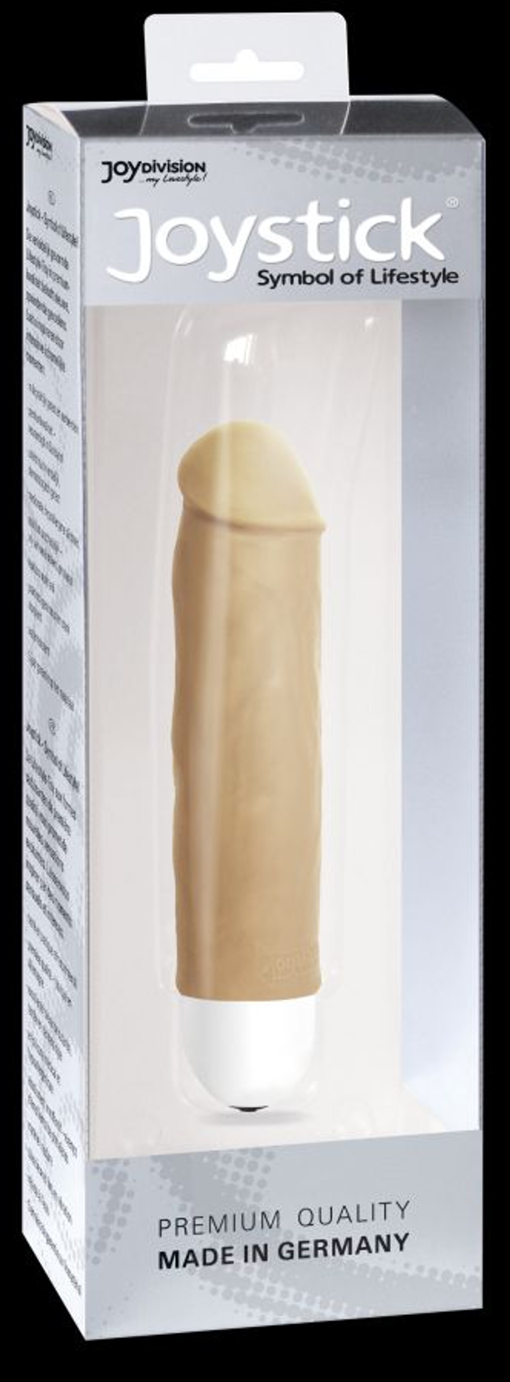 Бежевый вибратор Nature Bruce Comfort - 16 см. (Цвет: бежевый)