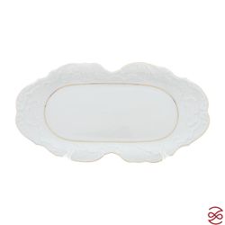 Блюдо овальное Repast Rococo с золот.полос.36 см
