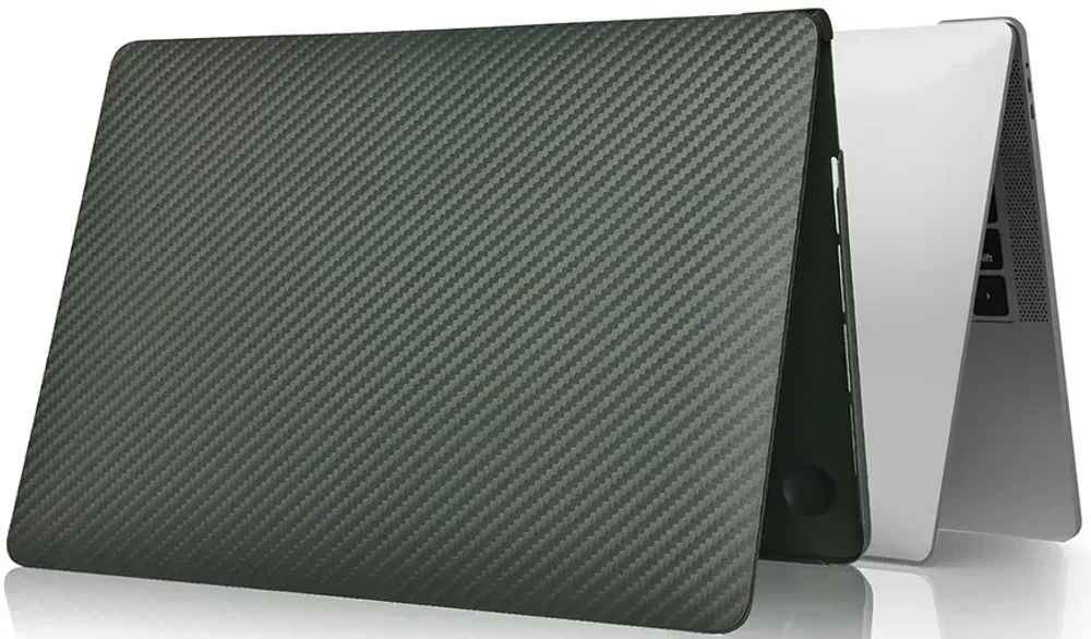 Чехол-накладка WIWU iKavlar Hard Case для Macbook Air 13.6" (2022) пластиковый (темно-зеленый)