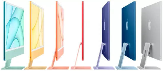 Моноблок Apple iMac 24" Retina 4,5K, M1 (8C CPU, 8C GPU), 8 ГБ, 512 ГБ SSD, синий