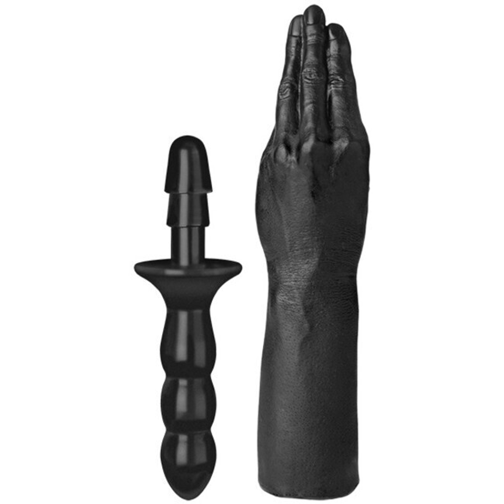 Рука для фистинга серии TitanMen - The Hand with Vac-U-Lock Compatible Handle (Цвет: черный)