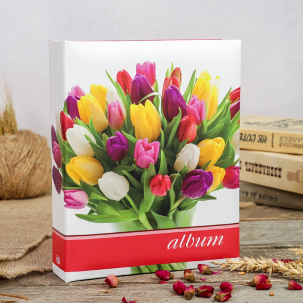 Фотоальбом Image Art IA-200PP серия 005 цветы термосварка 200 фотографий размер 10х15