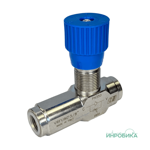 Дроссель с обратным клапаном VRFU 90 3/8" V0582