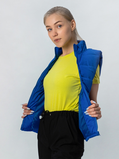 Жилет Рабочий Утепленный NVDesign, с Воротником Стойкой "Василёк", цв. синий