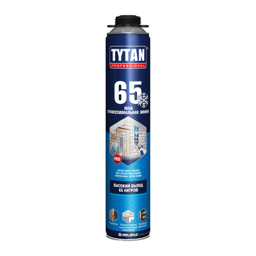 Пена монтажная "TYTAN PROFESSIONAL 65" ПРОФИ "02" 750 МЛ ЗИМНЯЯ -20 ГРАДУСОВ (12)