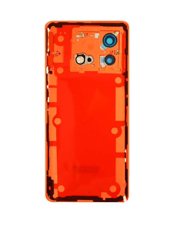 Задняя крышка для Iqoo Neo 8 красная (Red) со стеклом камеры