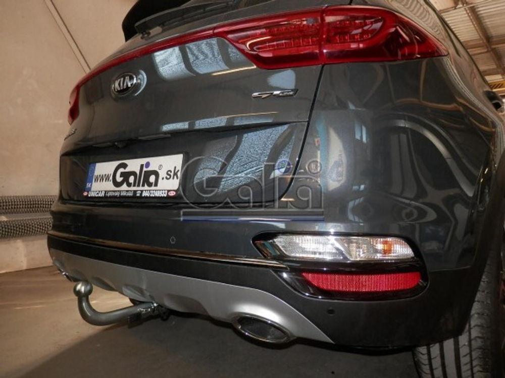 Фаркоп оцинкованный Galia K046C для Kia Sportage 2018-(паспорт и сертификат в комплекте)(без электрики)