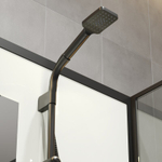 Душевая кабина Niagara Standart ST100/15Q/BL/BK (100х100х200) квадрат,поддон 15см,распашная,проф.черный,без крыши,3 места
