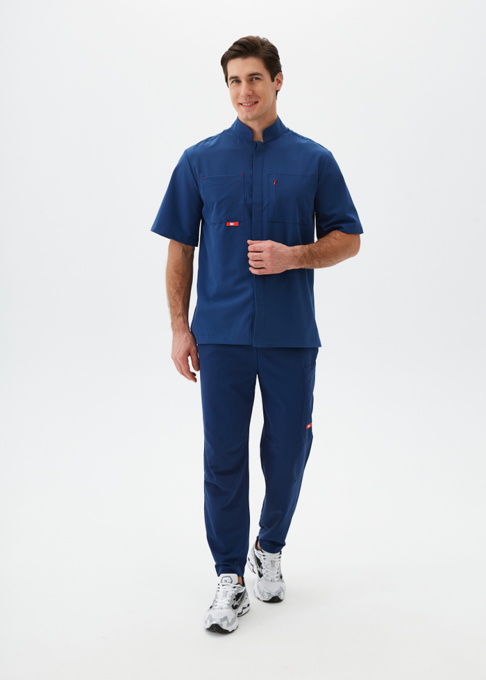 Джоггеры медицинские унисекс Кайтеки, индиго