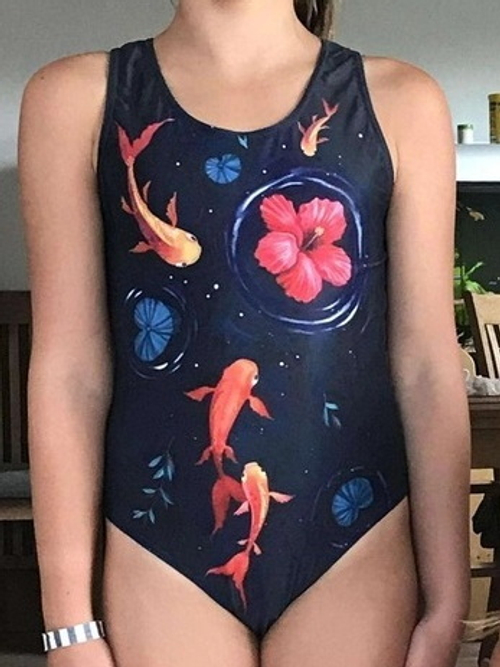 Купальник детский слитный Рыбки