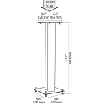 NorStone Stylum 3 подставки под акустические системы высота 80 см.
