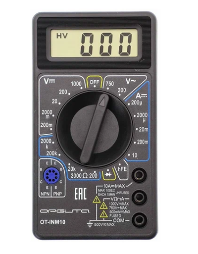 Мультиметр цифровой Орбита OT-INM10