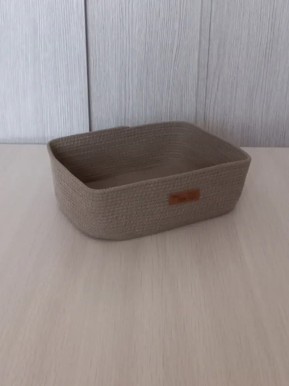 Корзина для хранения плетеная