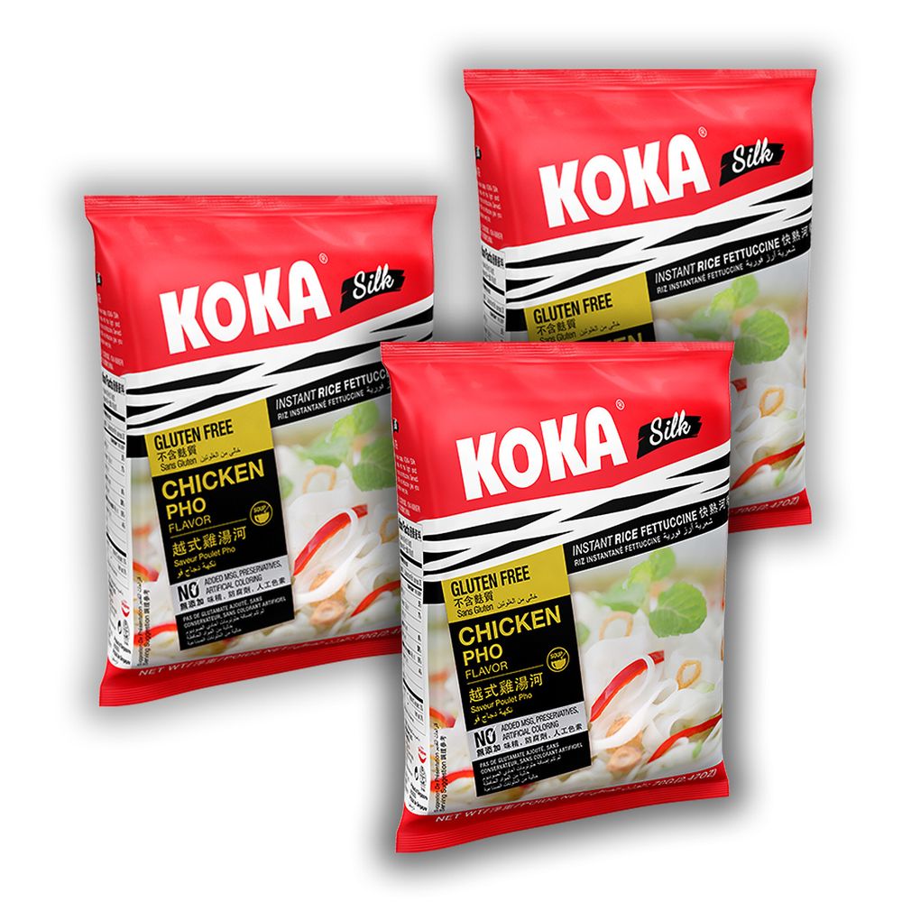 Лапша KOKA Silk Куриный Фо 70 г 3 шт