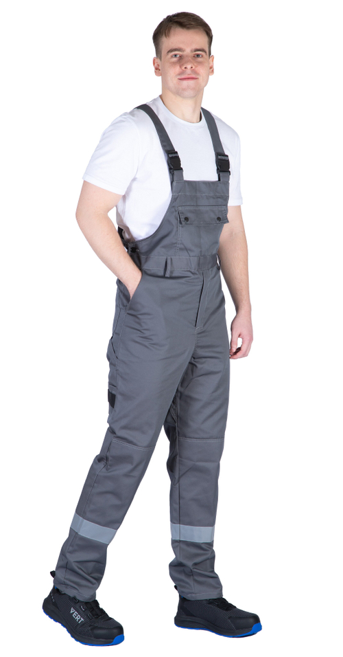 Полукомбинезон "Байкит" т.серый