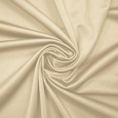 Трикотаж Масло, 207 гр/м2, 95%-п/э, 5%-спандекс, 150 см, ванильный крем