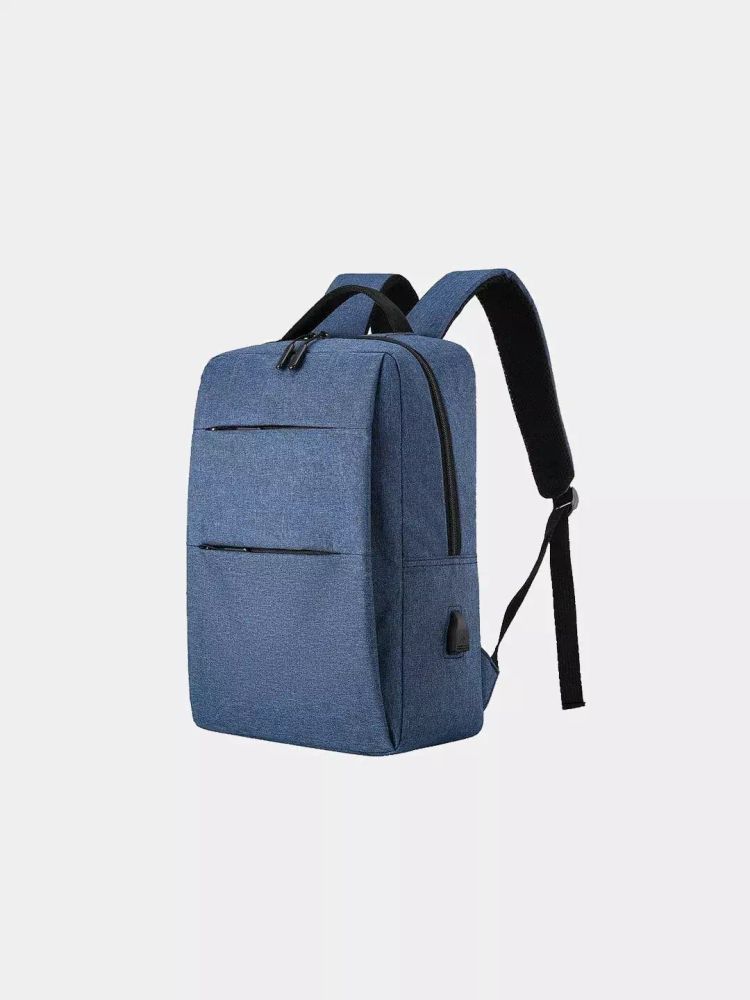 Рюкзак водонепроницаемый с встроеным USB-выходом для зарядки Синий