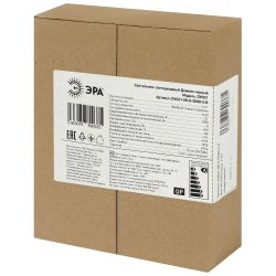 Светильник светодиодный ЭРА DVO21-08-O-5K80-5-B 8Вт 5000K 600Лм Домино Черный грильято 100х100 Опал