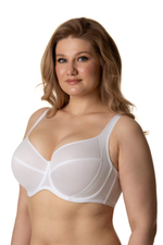 Бюстгальтер на каркасах с мягкой чашкой (Размер: 100E) (Цвет: белый)