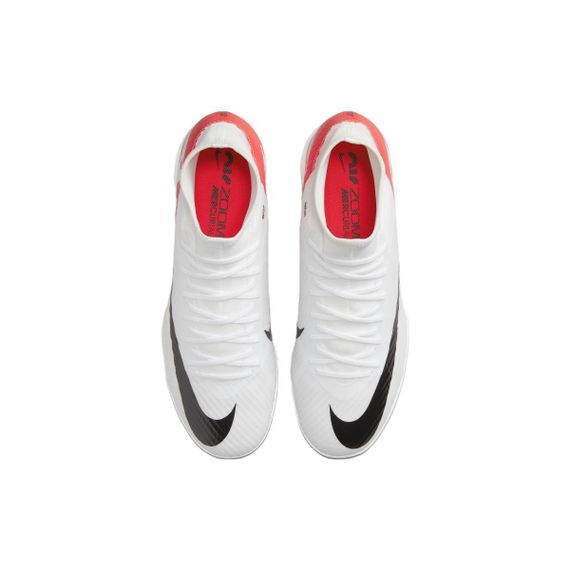 NIKE Mercurial Superfly 9-футовые ботинки высокого качества, Темно-красный/Черный/Белый Унисекс
