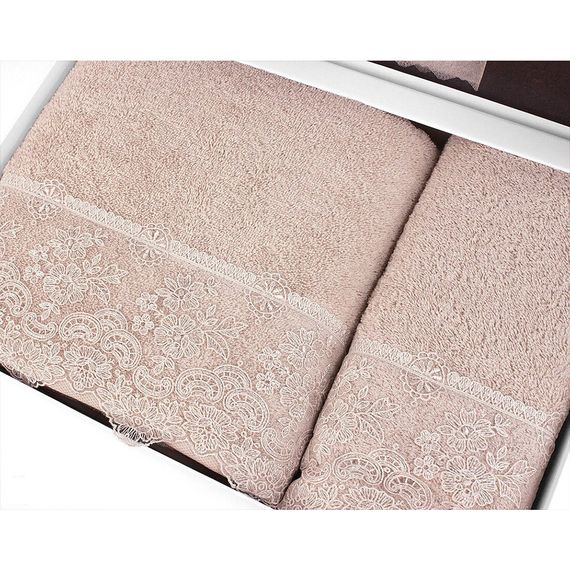 Набор полотенец  MINOSO беж 2 пр. TIVOLYO HOME