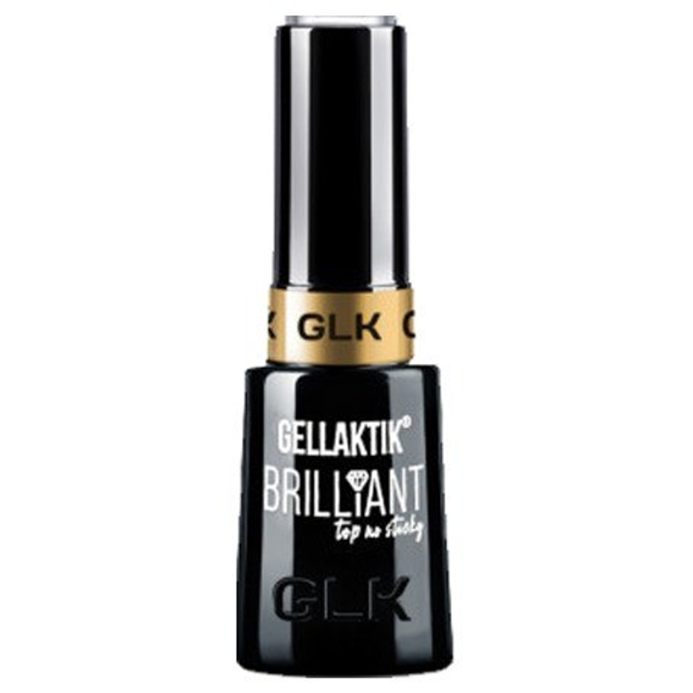 Топ с мелким шиммером GELLAKTIK TOP no sticky BRILLIANT AB, 12мл