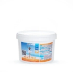 Средство для осветления воды в бассейнах Aqualeon KO1.5T в таблетках по 25 гр (банка, 1,5 кг)