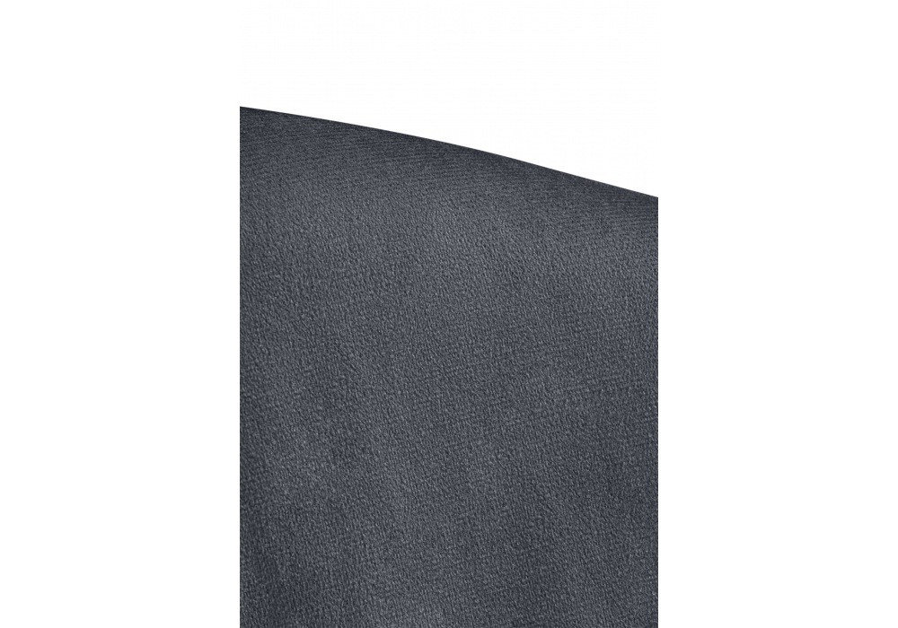 Стул на металлокаркасе Woodville Криспиан темно-серый, черный, ножки черные