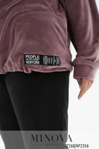 Костюм 2356-фреза-черный Minova