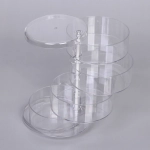 Органайзер для хранения «МАРЦИПАН», прозрачный, четыре отделения, 17.5*11.5 (упаковка коробка)