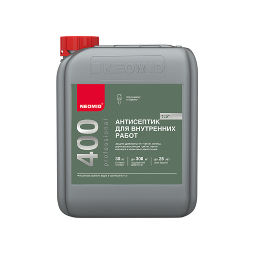 Антисептик для внутренних работ NEOMID 400 5л