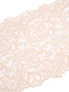 03-268 Кружево эластичное 20 см, телесный 126