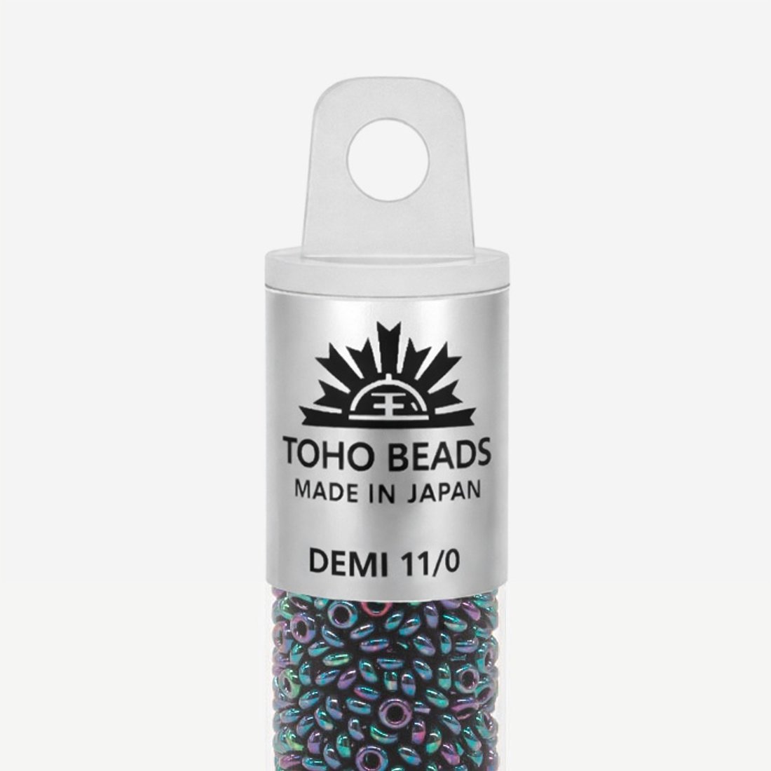Японский бисер TOHO Demi 11/0 (№505), металлизированный, непрозрачный глянцевый